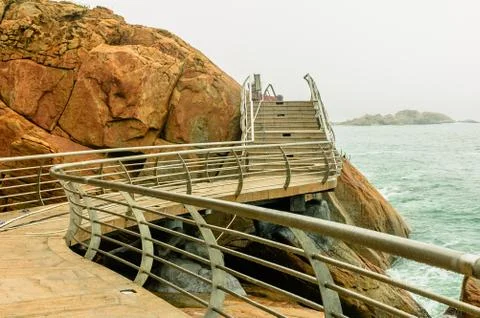 Seaside cliff Stock Photos