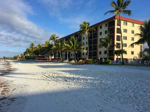 Seaside Condominium on the beach Fotos de archivo