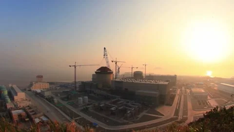 Seaside construction site Stock Footage 234495552