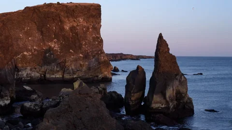 Seaside day to night time-lapse Stock Footage 60978765