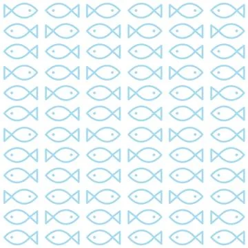 Seaside Fish seamless pattern, texture pattern Stock Illustration