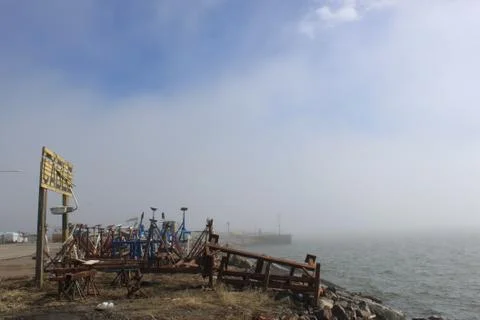 Seaside harbour Stock Photos