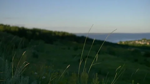 Seaside From A Hill 스톡 동영상 70990039