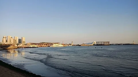 Seaside landscape Stockbeeldmateriaal 95219678