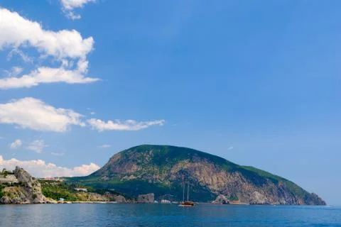 Seaside landscape Stock Photos