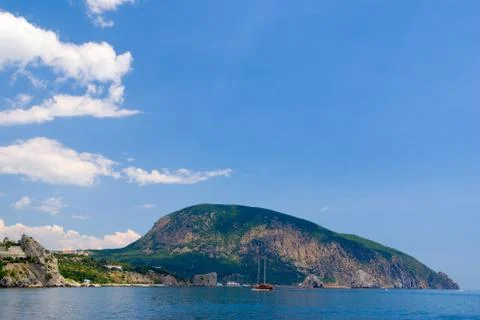 Seaside landscape Stock Photos