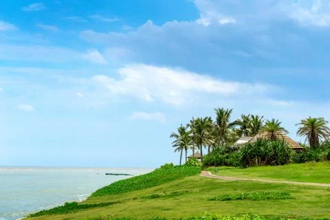 Seaside landscape Stock Photos