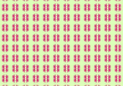 Seaside leaf-form motif texture in deep navy, plum power, hot magenta, electric Stock Illustration