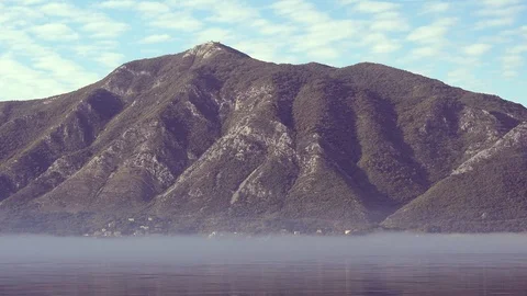 Seaside Mountain Range Stock Footage 98872880
