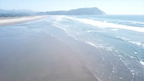 Seaside oregon coastline Stock Footage 90456664