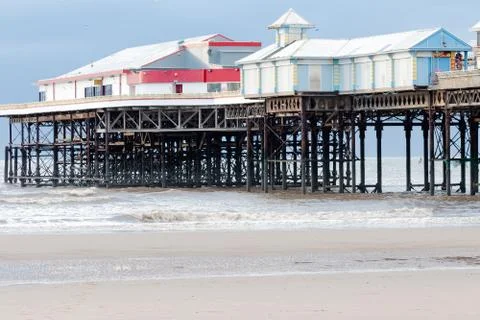 A Seaside Pier Fotos de archivo