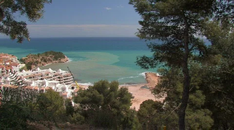 Seaside resort 1 Stock Footage 138011
