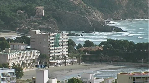 Seaside resort Stock Footage 957046