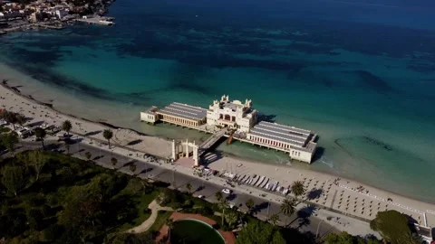 Seaside Restaurant Stock Footage 206337433