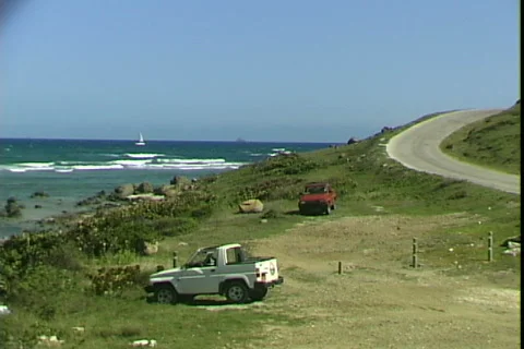 Seaside Road Stockbeeldmateriaal 820245