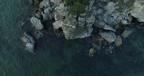 Seaside rocks Stock Footage 146453811