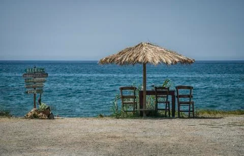Seaside scene Stock Photos
