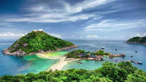 Seaside scenery Stock Footage 235132768