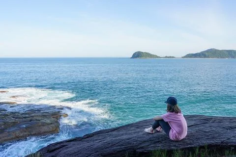 Seaside scenery Stock Photos