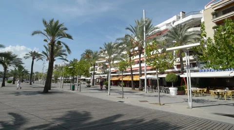 Seaside Shops Stock Footage 58800523