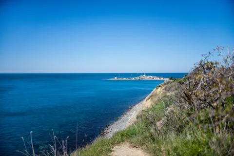 The seaside in the summer Stock Photos