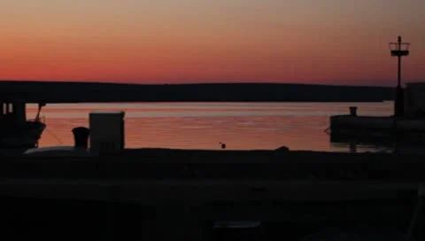 Seaside Sunset 1 Stock Footage 8914167