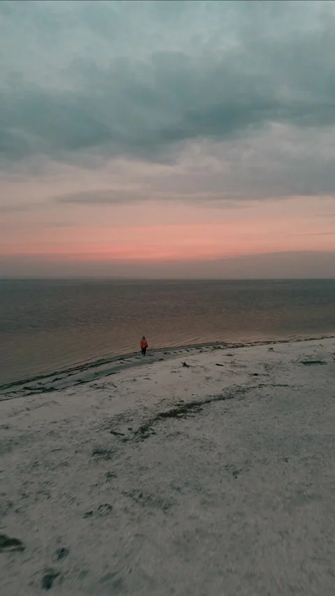 Seaside Sunset Stock Footage 266943105