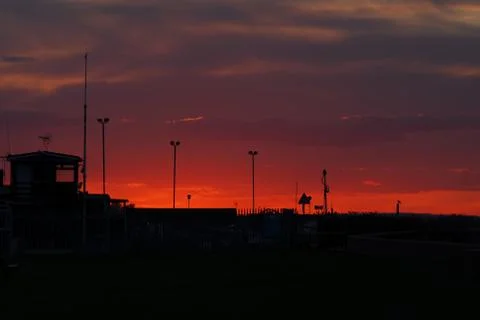 Seaside Sunset Stock Photos