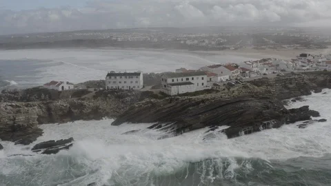 Seaside Town 2  Stock Footage 123250265