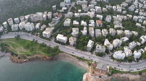 Seaside Town 3 Stockbeeldmateriaal 48017228