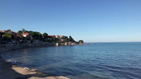 Seaside town Stock Footage 78578615