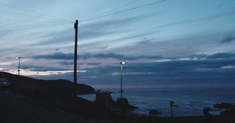 Seaside Village Stock Footage 284830469