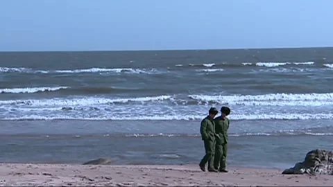 The seaside for a walk Stock Footage 235264499