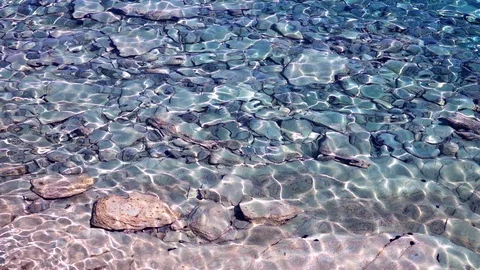 Seaside Waves and Rocks 7 Stock Footage 115324827