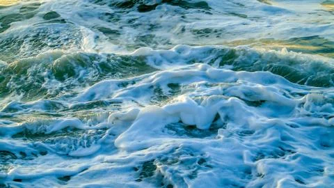 Seaside waves color Stock Photos