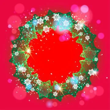 Season bright frame Stock Illustration