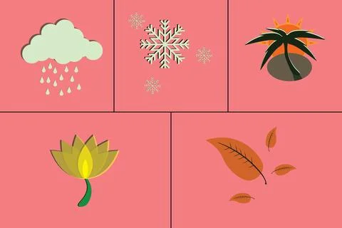 Season Stock Illustration