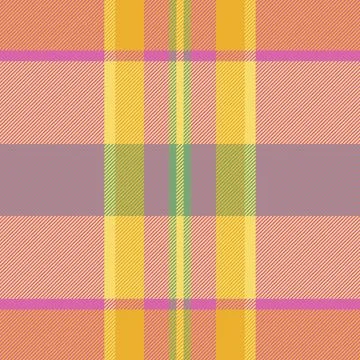 Season pattern check texture, dye plaid seamless tartan. Furry textile vect.. Stock Illustration