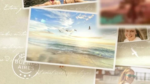 Season Photo Slideshow  After Effects	Stock