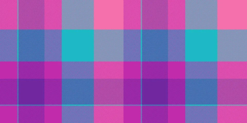 Seasonal texture vector pattern, iconic check fabric plaid. Perfection seam.. Stock Illustration