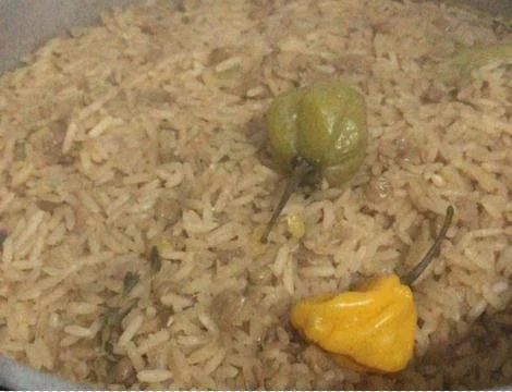 Seasoning rice Stock Photos