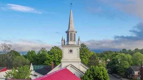 Seasons Changing Spring to Autumn Hyperlapse Stock Footage 97043846