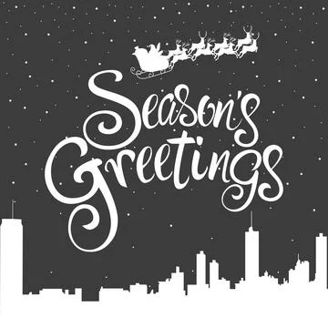 Season's Greetings Stock Illustration