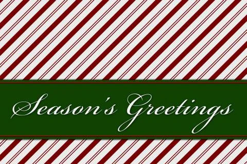 Season's Greetings Message Stock Illustration