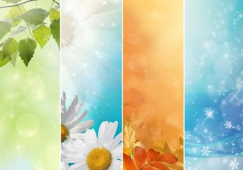 Seasons Stock Illustration