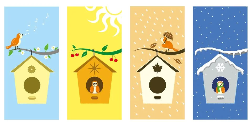 SEASONS Stock Illustration