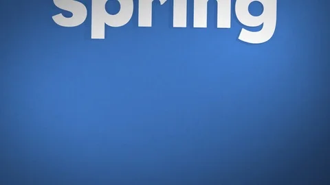 Seasons Of The Year Stop-Motion Animation Stock Footage 111711752