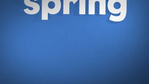 Seasons Of The Year Stop-Motion Animation Stock Footage 111717652