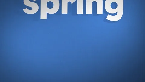 Seasons Of The Year Stop-Motion Animation Stock Footage 111717829