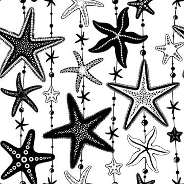 Seastar pattern Stock Illustration